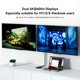 thumbnail image 3 of Adaptador Electrónico ACASIS USB C Doble HDMI 4K 60Hz 100W PD, 3 of 9