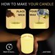 thumbnail image 5 of Frascos para velas True Candle de 8 oz, paquete de 12, amarillo pastel, 5 of 7