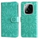 thumbnail image 1 of Funda tipo cartera FOXDOCK para Xiaomi Redmi Note 14 Pro 5G , diseño girasol en relieve, cuero PU, cierre magnético, soporte y tarjetero, 1 of 5