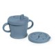 thumbnail image 1 of Utensilio para alimentación Taza De Silicona Para Snacks y Agua Azul, 1 of 3