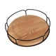 thumbnail image 4 of Bandeja De Madera Bandeja Giratoria Versátil Para Refrigerador De Encimera De Cocina 9 Pulgadas, 4 of 5