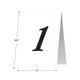 thumbnail image 2 of Tarjetas de mesa numeradas Beistle, paquete de 12, 10.8 cm x 7.6 cm, 2 of 7