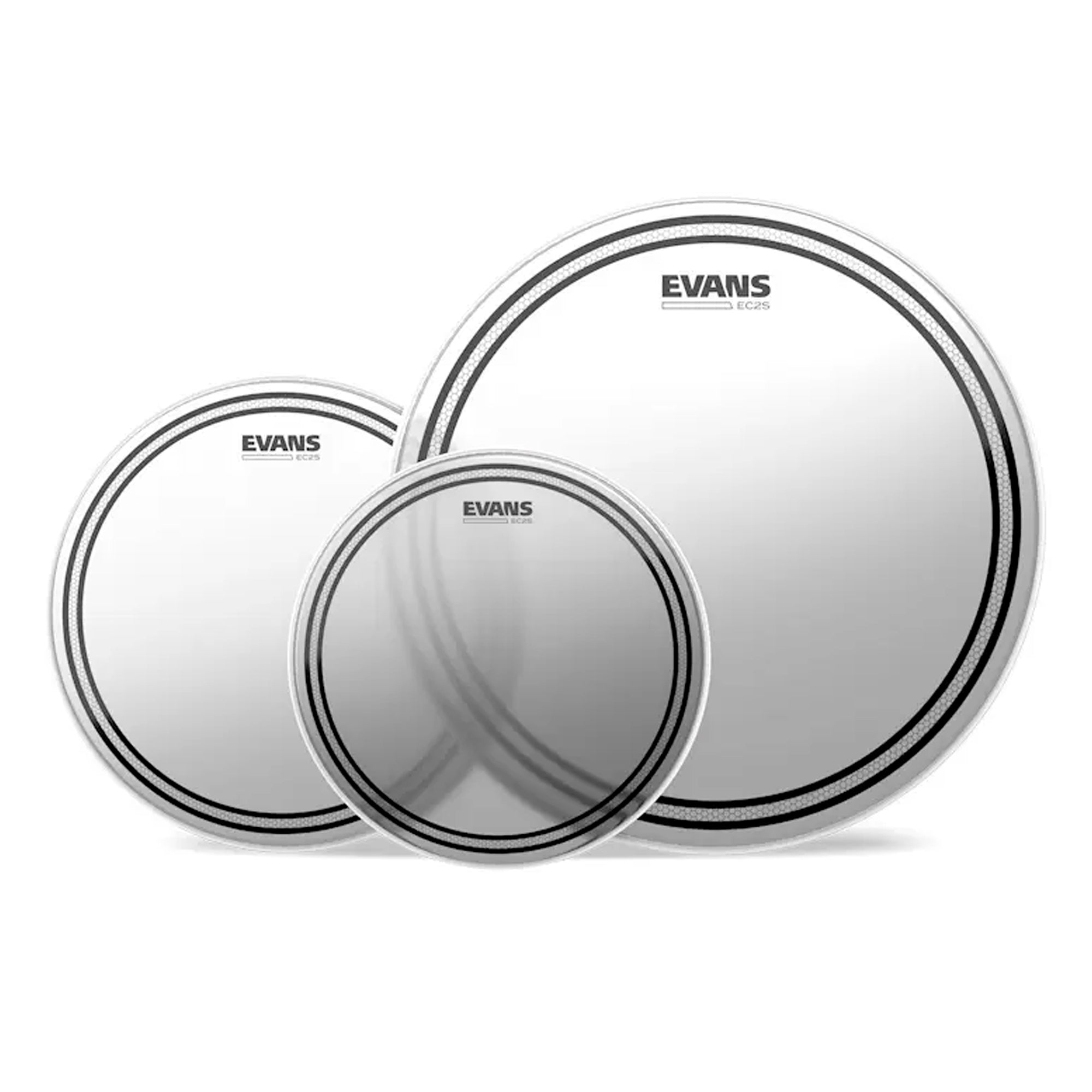 Evans Ec2 Coated Fusion Set De Parches 10, 12, 14 Ec2Sctd-F