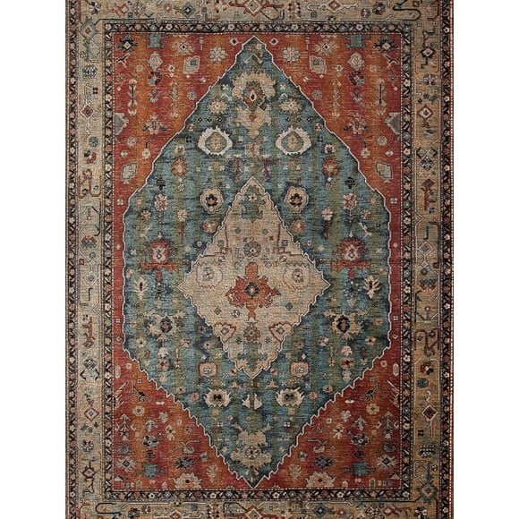 CARPET MART ALFOMBRA VINTAGE RUST S 120X180 CMS