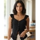 thumbnail image 4 of Blusa Casual Mujer con Flecos Sueltos, 4 of 4