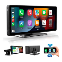 Genérico - Pantalla Auto Radio Gps 10 Pulgadas Android Y Applecarplay Negro