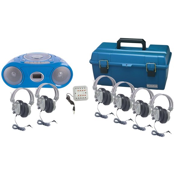Centro de Audio HamiltonBuhl LCP/CD385/6SV con 6 Audífonos