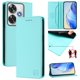 thumbnail image 1 of Funda Billetera con Soporte para Xiaomi Poco F6 Bloqueo RFID Plegable Verde menta, 1 of 6