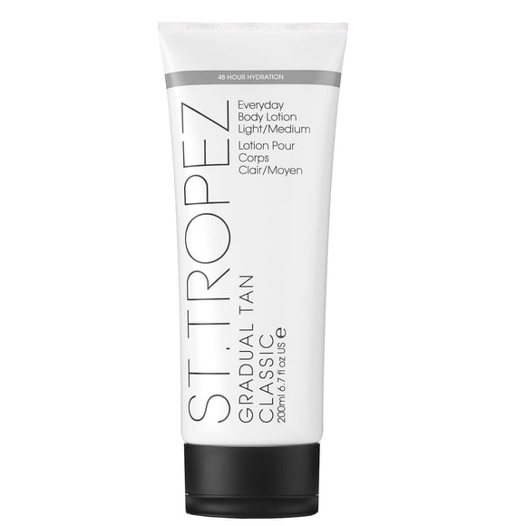 Loción corporal St. Tropez Gradual Tan para uso diario, ligera y mediana, 200 ml