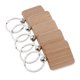 thumbnail image 4 of 5X Encantos De Madera En Blanco Para DIY Personal Keychain Square 37x37mm, 4 of 5