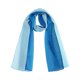 thumbnail image 1 of Xiao Hua Bufanda, 1 pieza, bufanda de gasa (azul claro/azul/azul oscuro) - 160x50cm. Bufanda de seda ligera, poliéster suave, accesorio de moda versátil para uso diario y para combinar con atuendos., 1 of 3
