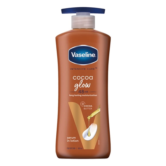 Crema Corporal Vaseline Cocoa Glow, 400 ml