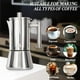 thumbnail image 3 of Cafetera espresso Stovetop LAOION, 6 tazas, 300 ml, acero inoxidable, 3 of 3