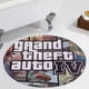 thumbnail image 5 of Grand Theft Auto GTA Alfombra Redonda de Felpa Coral, Antideslizante, No Desprende Pelusas, Lavable y Duradera para Salón, Dormitorio y Habitación de Niños 60cm, 5 of 6