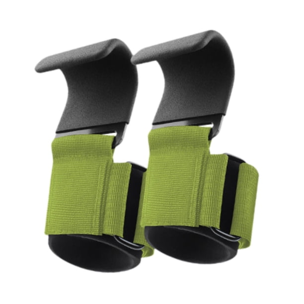 2 piezas de peso de ganchos de peso gimnasio práctico práctico soporte portátil de muñeca portátil para entrenamiento entrenamiento de la fuerza halkl Verde