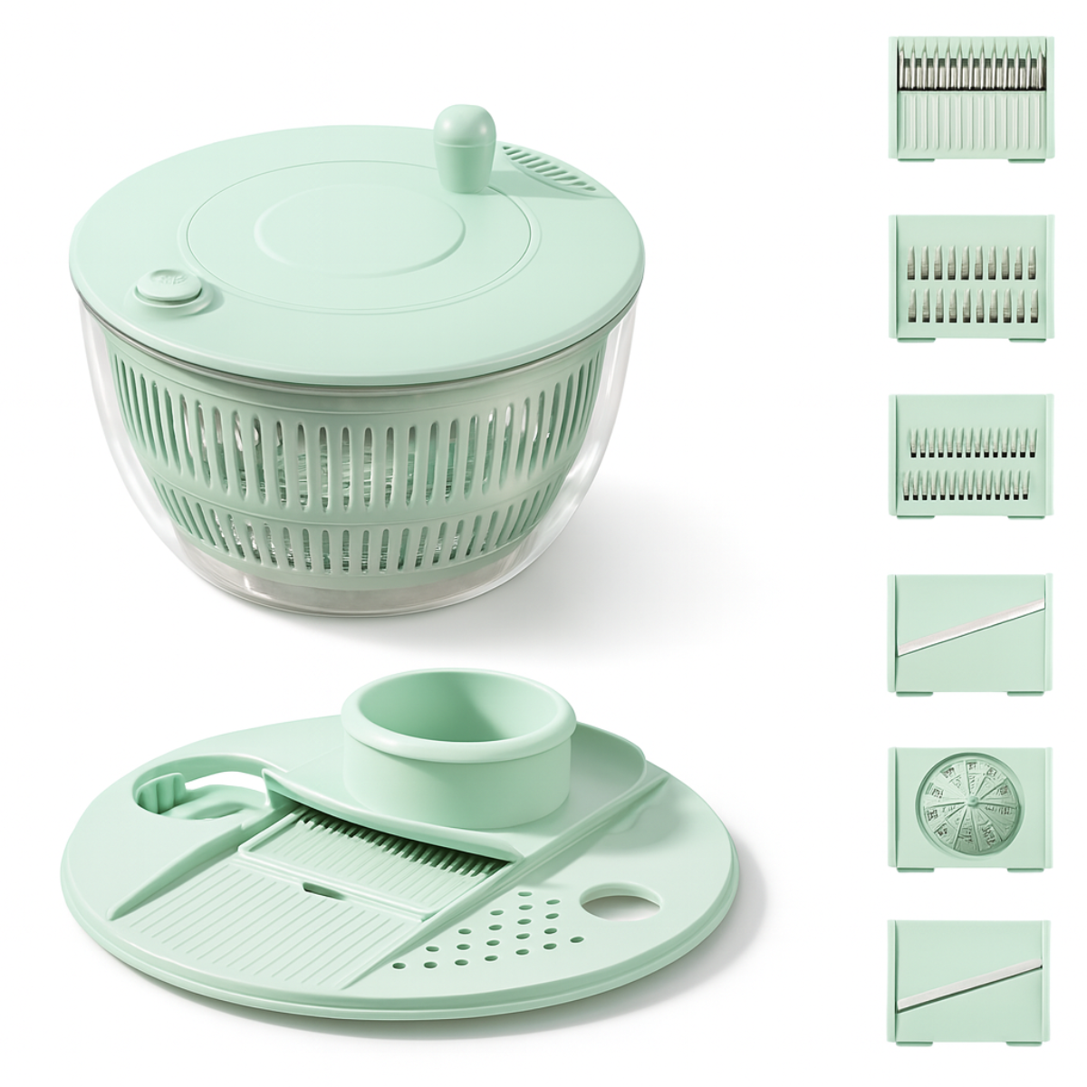 Genérico - Cortador De Verduras Vegetales Escurridor Alimentos Multiuso