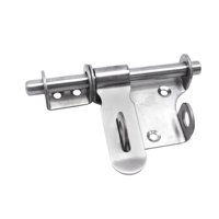 Magideal - Pestillo De Puerta Deslizante De Alta Resistencia Con Perno De Barril Y Orificio Para Candado