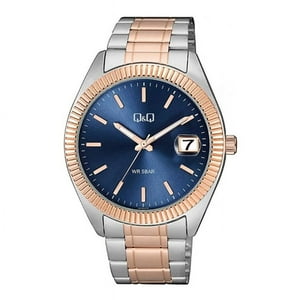Reloj Analogo Plateado Q&Q A476J412Y