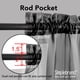 thumbnail image 3 of Simplebrand Black Sheer Curtains 84 Inches Long, 2 Panels, 3 of 3