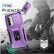 thumbnail image 3 of Funda Armada para Samsung Galaxy A36 con Tapa Deslizante y Soporte Magnético Giratorio Morado, 3 of 5
