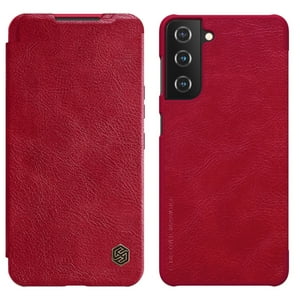 Nillkin - Carcasa Fip Cover Para Samsung S21- Rojo