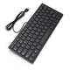 thumbnail image 1 of Mini teclado usb 78 teclas compacto negro, 1 of 3