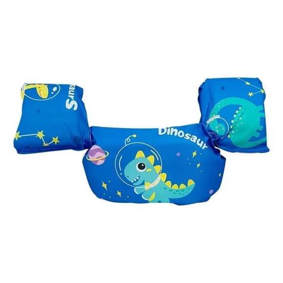 Flotador Con Alitas Niño Dino Astronauta Chaleco 2 A 6 Años