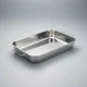 thumbnail image 2 of Fuente Bandeja Asadera Rectangular de Acero Inoxidable para Horno, 2 of 4
