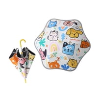 Babyluna - Paraguas Sombrilla Infantil Para Lluvia Y Sol Ultra Resistente Gatitos