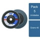 thumbnail image 1 of Pack 5 Disco Traslapado Lija 7" / 180mm Grano 40, 1 of 2