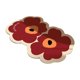 thumbnail image 5 of Felpudo Con Forma De Flores Dobles, Alfombras De Entrada, Felpudo Para Cocina, Puerta Delantera, Rojo, 40cm X 60cm, 5 of 5