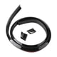 thumbnail image 1 of Kit de alerón para maletero de coche, alerón de techo, decoración exterior del vehículo, fácil instalación, accesorios para automóviles, alerón traser 45 cm de brillo negro, 1 of 5