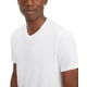 thumbnail image 3 of Camiseta Tommy Hilfiger de algodón con cuello en V para hombre, paquete de 3 unidades, color blanco, 3 of 3