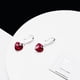 thumbnail image 2 of Aros Amor Plata Italiana 925 y Cristal Genuino Scarleth, 2 of 4