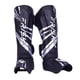 thumbnail image 4 of Espinilleras Kickboxing Adultos Espinilleras Empeine Almohadillas Para Deportes Sparring Grappling M Plata Negro, 4 of 5