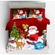thumbnail image 1 of Cubrecama Navideño 2 Plaza Quilt De Verano Tf Rojo Papá Noel, 1 of 3