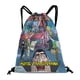 thumbnail image 1 of Motel Transilvania Mochila de Cuerdas para Deportes y Gimnasio, Bolsa de Cuerdas Resistente al Agua, Bolsa Cinch, 30×40cm, 1 of 6