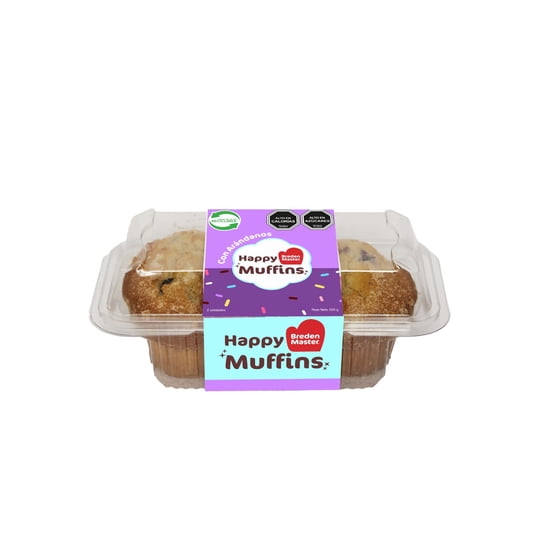 Muffins Soft Arándanos 2 Un Bredenmaster