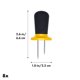 thumbnail image 2 of Juego de soportes para maíz OXO Good Grips de 8 piezas, color amarillo, 2 of 8