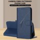 thumbnail image 5 of Funda Cartera Fibra de Carbono para Motorola Edge 50 Neo con Soporte y Cierre Magnético Azul, 5 of 6