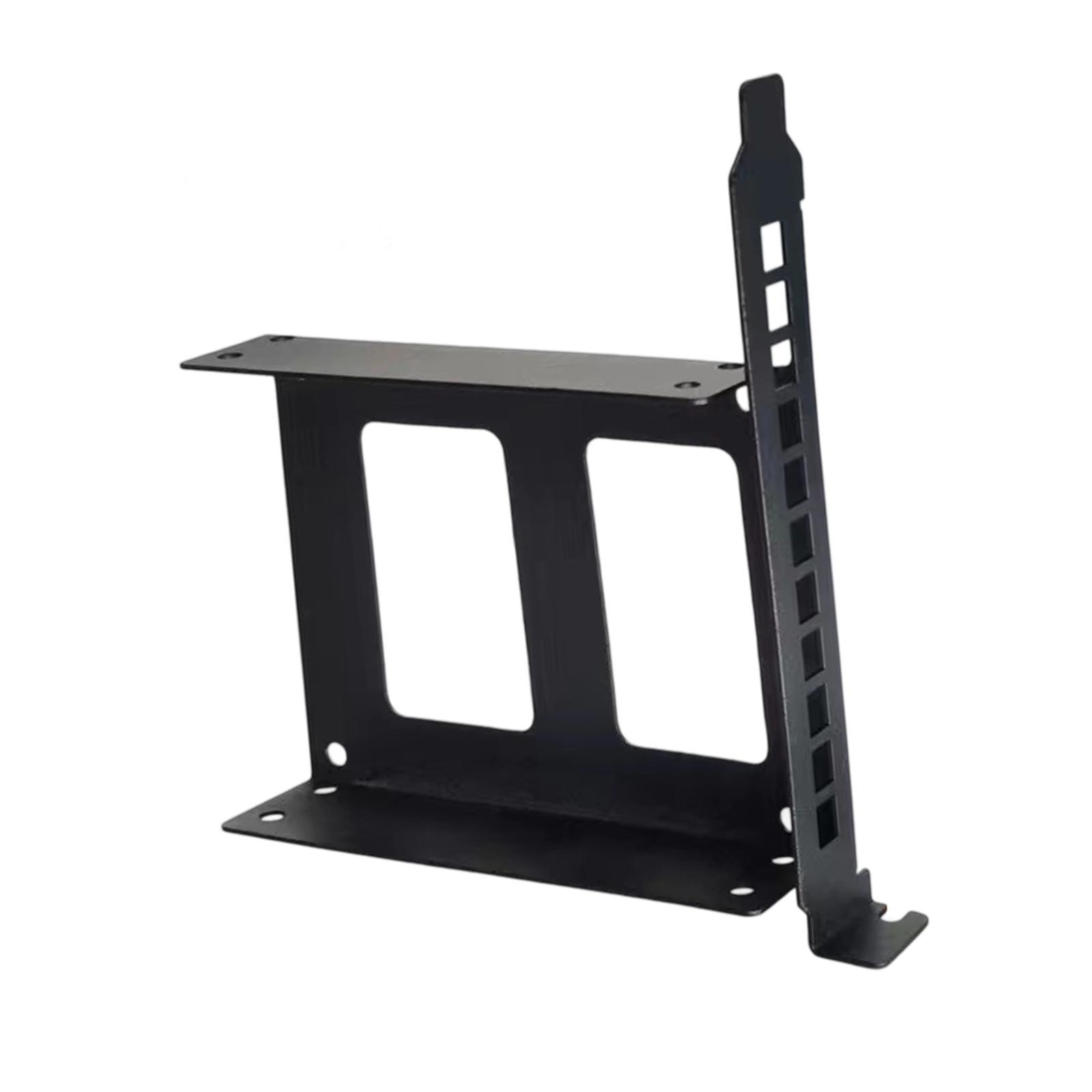 Magideal - Kit De Soporte De Montaje De Metal Para Bahía De Unidad Hdd, Soporte Para Computadora, Para Pci, Ssd, Hdd, Kit De Montaje De Unidad De Disco Estable, 25 Pulgadas Negro
