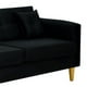 thumbnail image 4 of Sofa New Retro 3c Felpa 01 Negro, 4 of 6