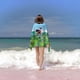 thumbnail image 2 of ¡Press Start! Toalla de playa de secado rápido con diseño temático, regalo para mujeres y niñas, ideal para cumpleaños, fans, amantes de la música, uso en la playa o al aire libre, 78 × 180 cm, 2 of 6