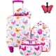 thumbnail image 1 of Set de Equipaje Infantil Travelers Club Mariposa 5 Piezas, 1 of 7