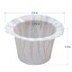 thumbnail image 2 of Filtro de café Irmidi 100 unidades K‑Cup desechable blanco, 2 of 8