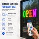 thumbnail image 4 of Letrero LED de Apertura lemonrole 91 cm x 30 cm con Control por App RGB, 4 of 9