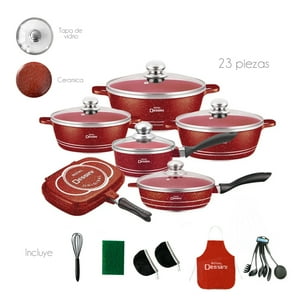 Tyk Hogar - Bateria De Cocina 23 Piezas Ceramica Granito