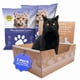 thumbnail image 1 of Kitty Poo Club Caja de Arena Desechable para Gatos Paquete de 2 con Sílice, 1 of 8