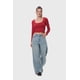 thumbnail image 4 of Polera Mujer Escote Cuadrado Rojo, 4 of 4
