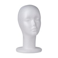 Magideal - Soporte De Exhibición De Pelucas Con Modelo De Cabeza De Espuma, Postizos Versátiles, Soporte De Exhibición Para Sombreros, Soporte Para Tienda, , Estilo A